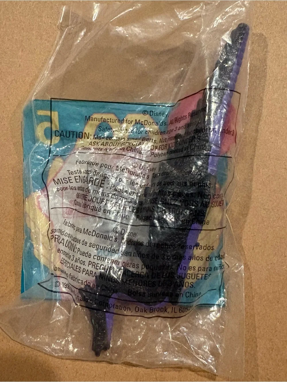 1996 McDonald’s Happy Meal Toy Sleeping Beauty Dragon Maleficient #5 NIP